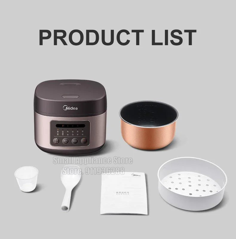 Midea Rice Cooker Large Capacity 4l/5l Suitable 2-10