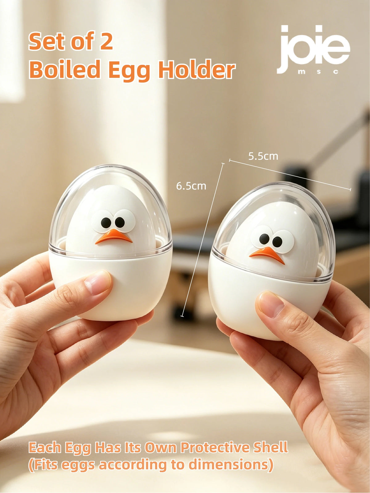 Joie Egg Holder 2pcs Shatter Proof Egg Case
