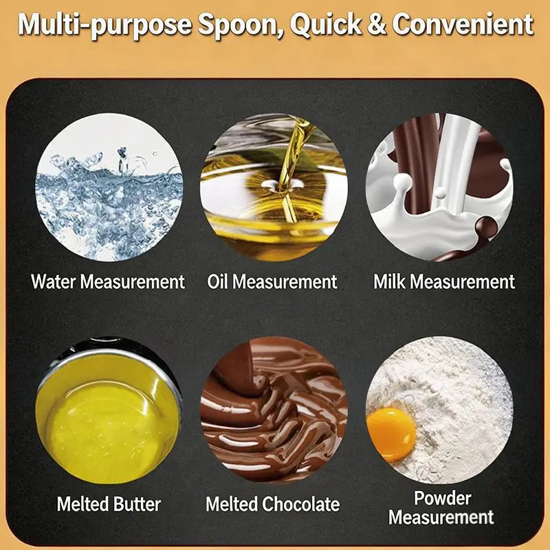 5pcs Stainless Steel Measuring Cups Spoons Baking Cake
