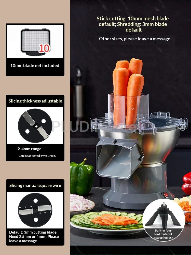 M1 Commercial Electric Vegetable Dicer Food Processor Compact