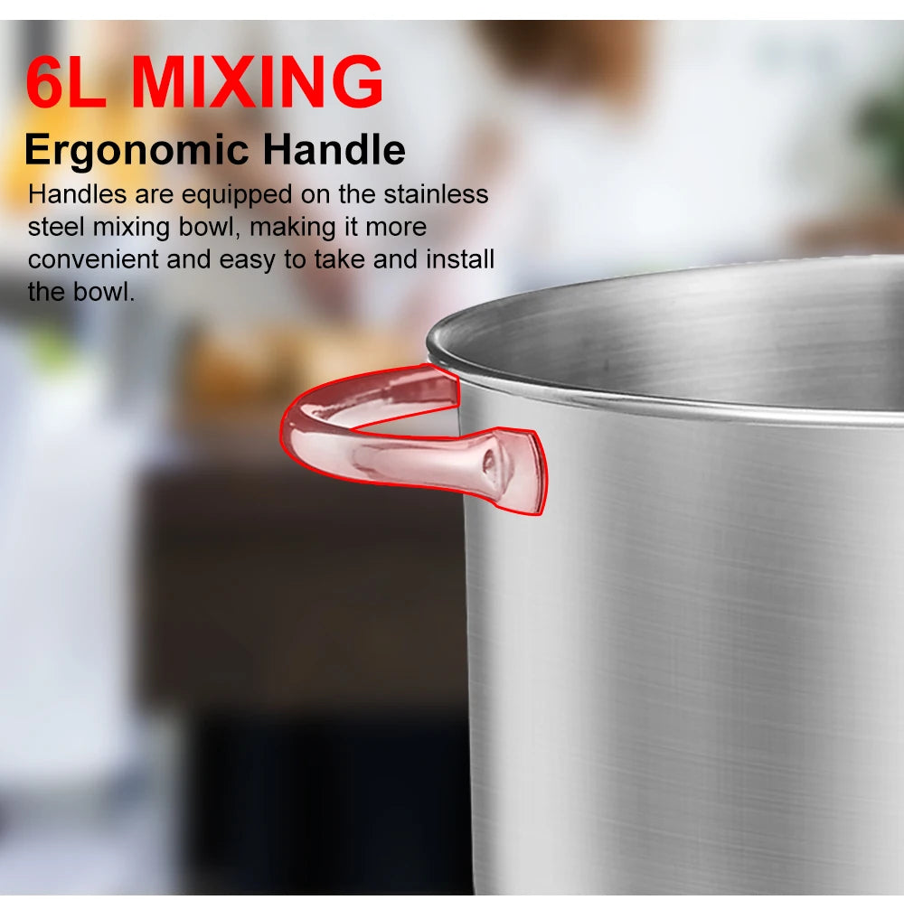 Biolomix Food Stand Mixer Blender Quiet Motor Cream