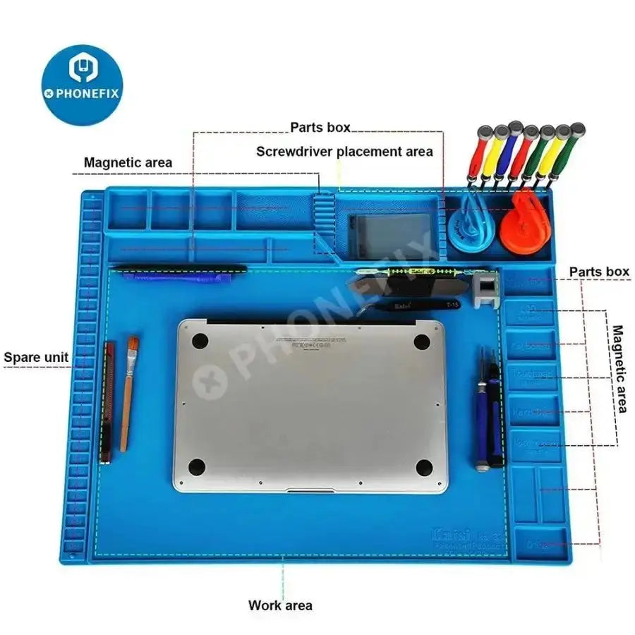 Esd Soldering Rework Silicone Mat Heat-Resistant Esd Anti-Static