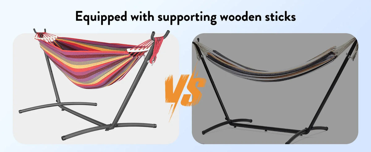 Gyroor Hammock Adjustable Stand- Stylish Hammock Bed W/Storage