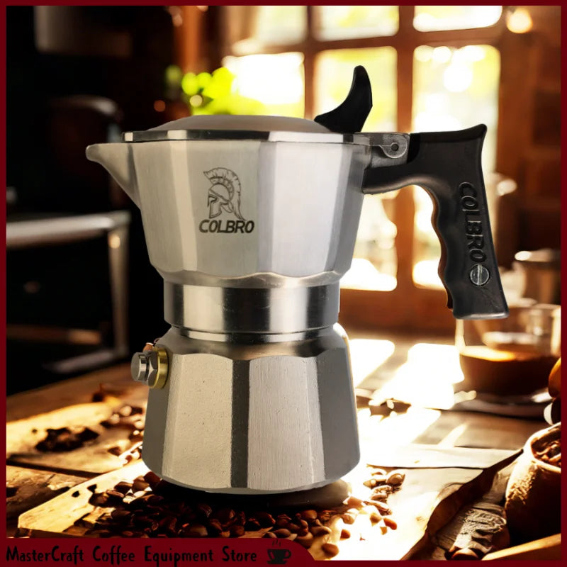 Colbro Moka Pot Stainless Steel Double Valve Triple