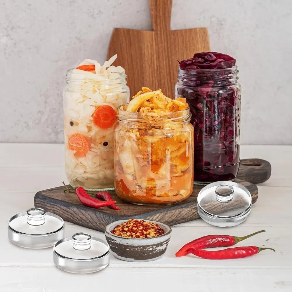Fermented Glass Weights Clear Sealed Heavy Fermenting Weights