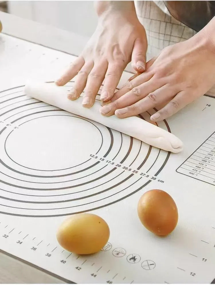 Black Silicone Baking Mat Kneading Pad Dough Mat