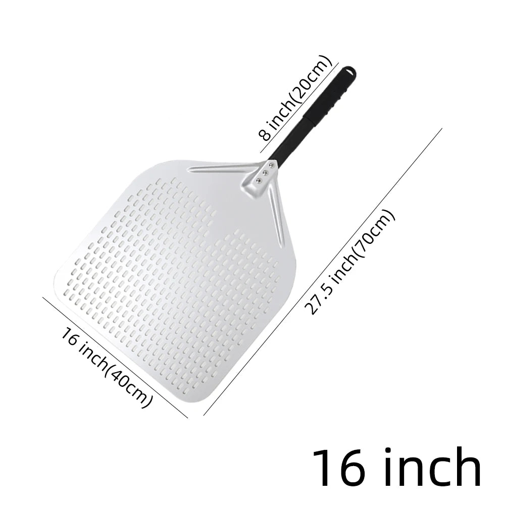 15 16 Inch Big Pizza Peel Perforated Shovel