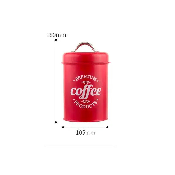 Canisters Coffee Tea Sugar Flour Metal Tin Jars