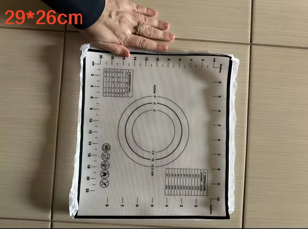 Oversize 80/70/60cm Silicone Baking Mat Rolling Kneading Pad