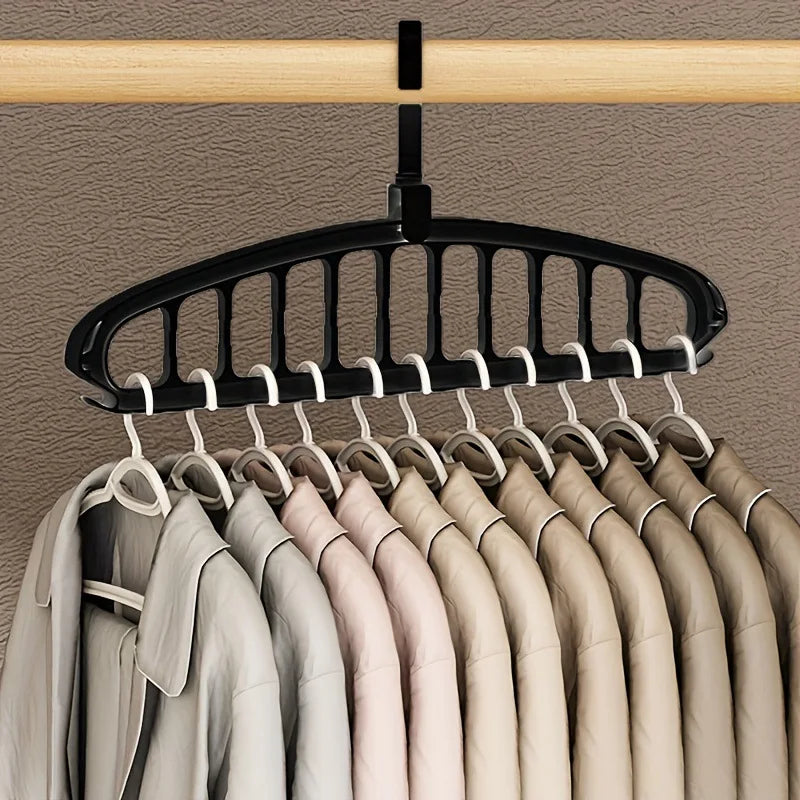 1/2pcs Space Saving Multi-Hole Clothes Hanger Dorm