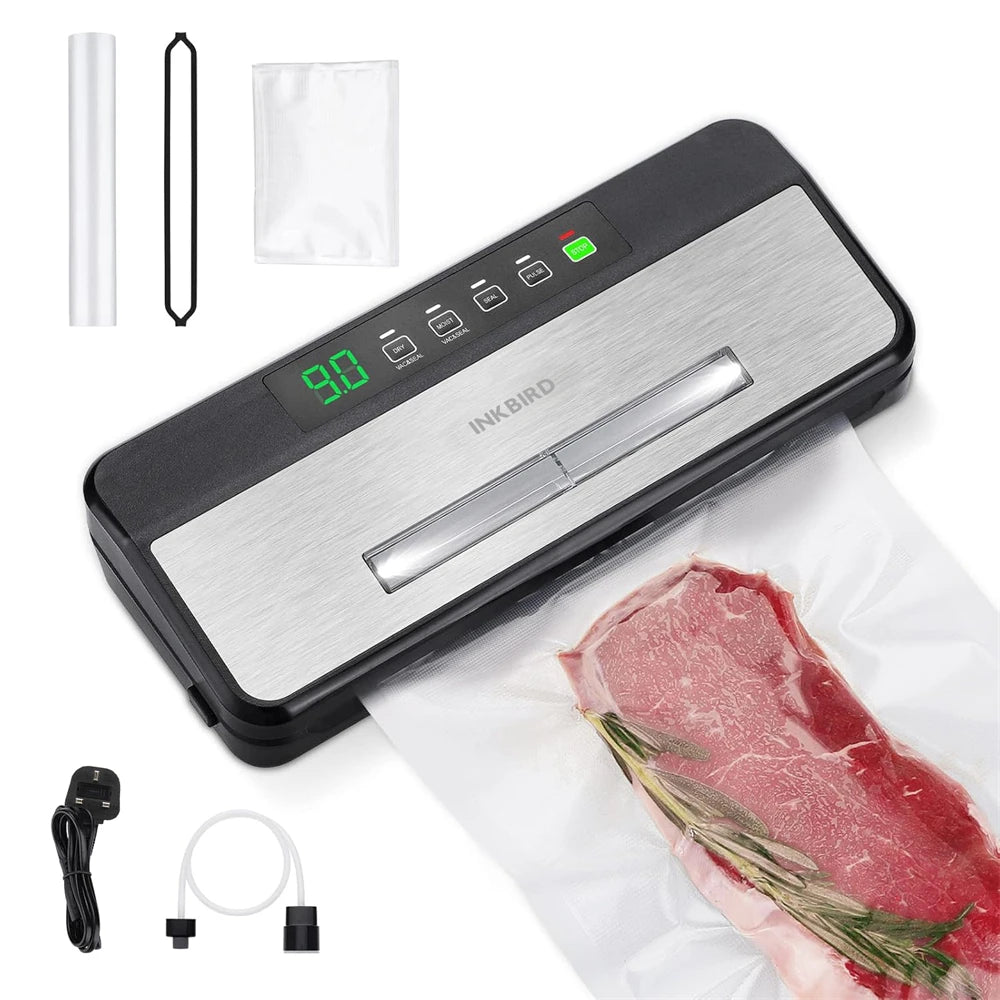 Inkbird Food Vacuum Sealer Machine Ink-Vs03 80kpa Strong