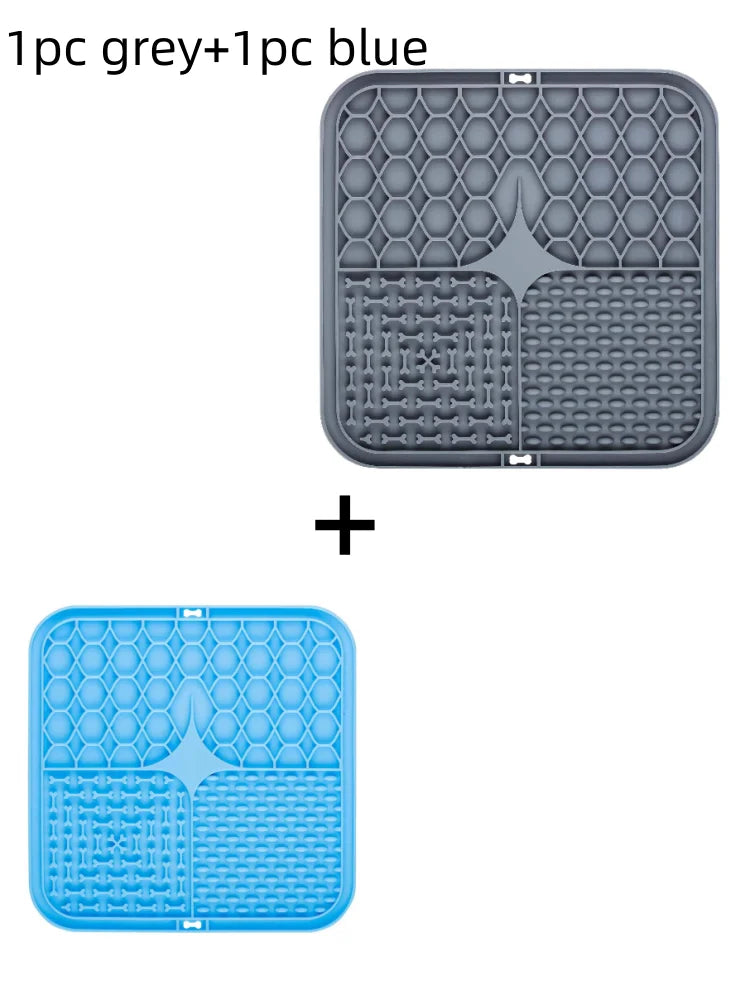 Pet Lick Silicone Mat Pet Slow Food Plate