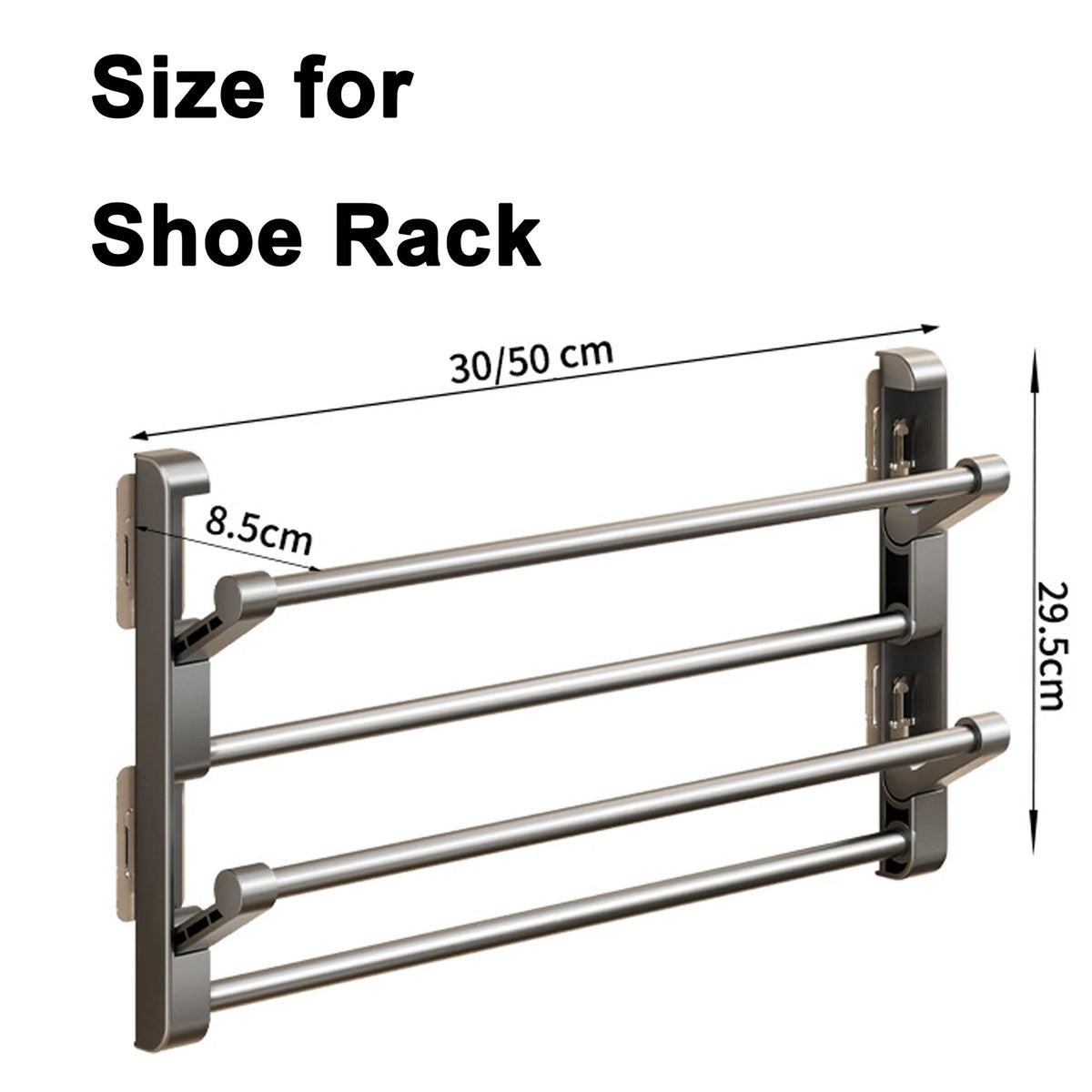 Simple Shoe Rack Wall-Mounted Bathroom Slippers Hook Holder