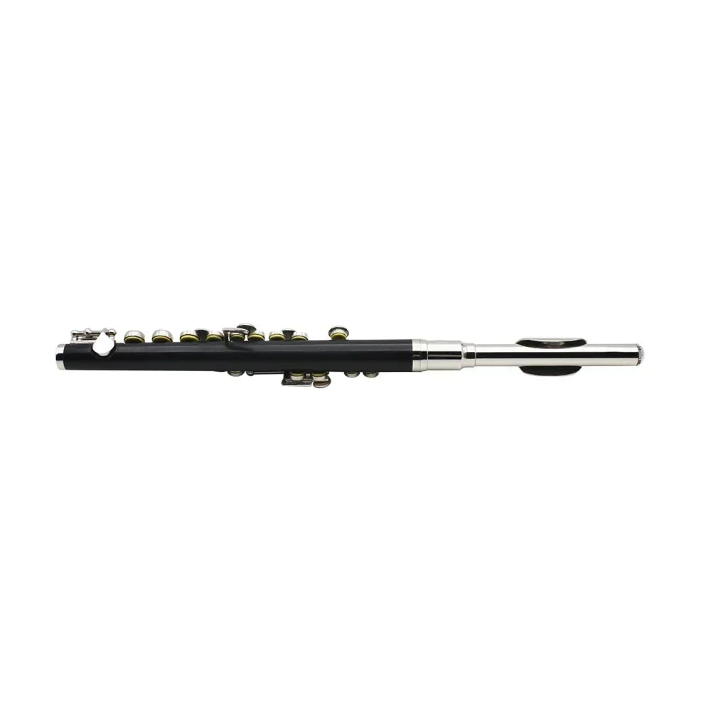 Black Silver Piccolo Professional Key Piccolo Padded Case