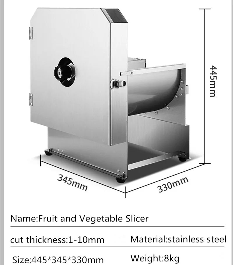 Commercial Fruit Slicer Stainless Steel Electric Slicer Lemon