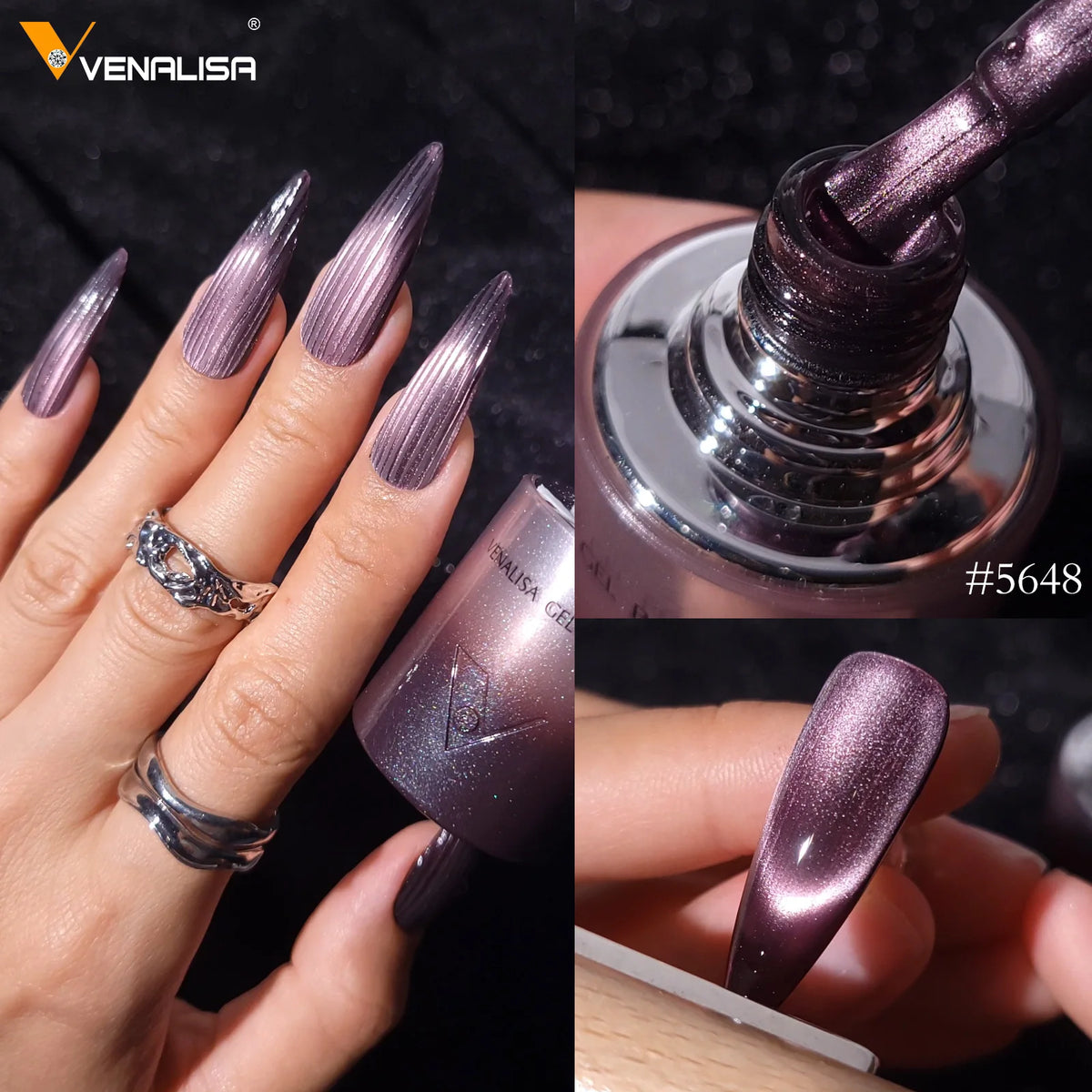 Round Brush Venalisa 1pc 10ml Nail Gel Polish