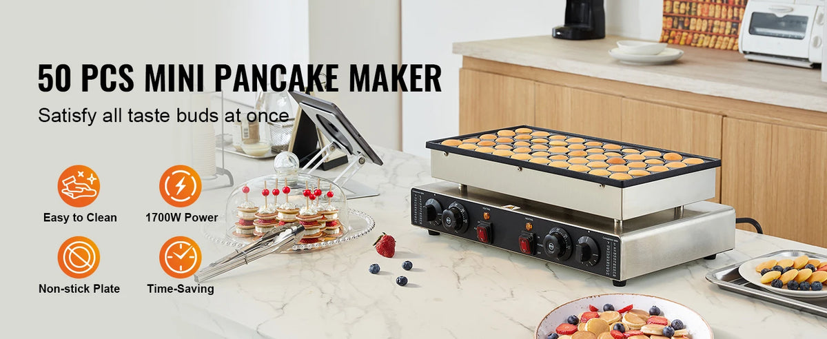 Succebuy 50pcs Mini Dutch Pancake Maker Dorayaki Baker