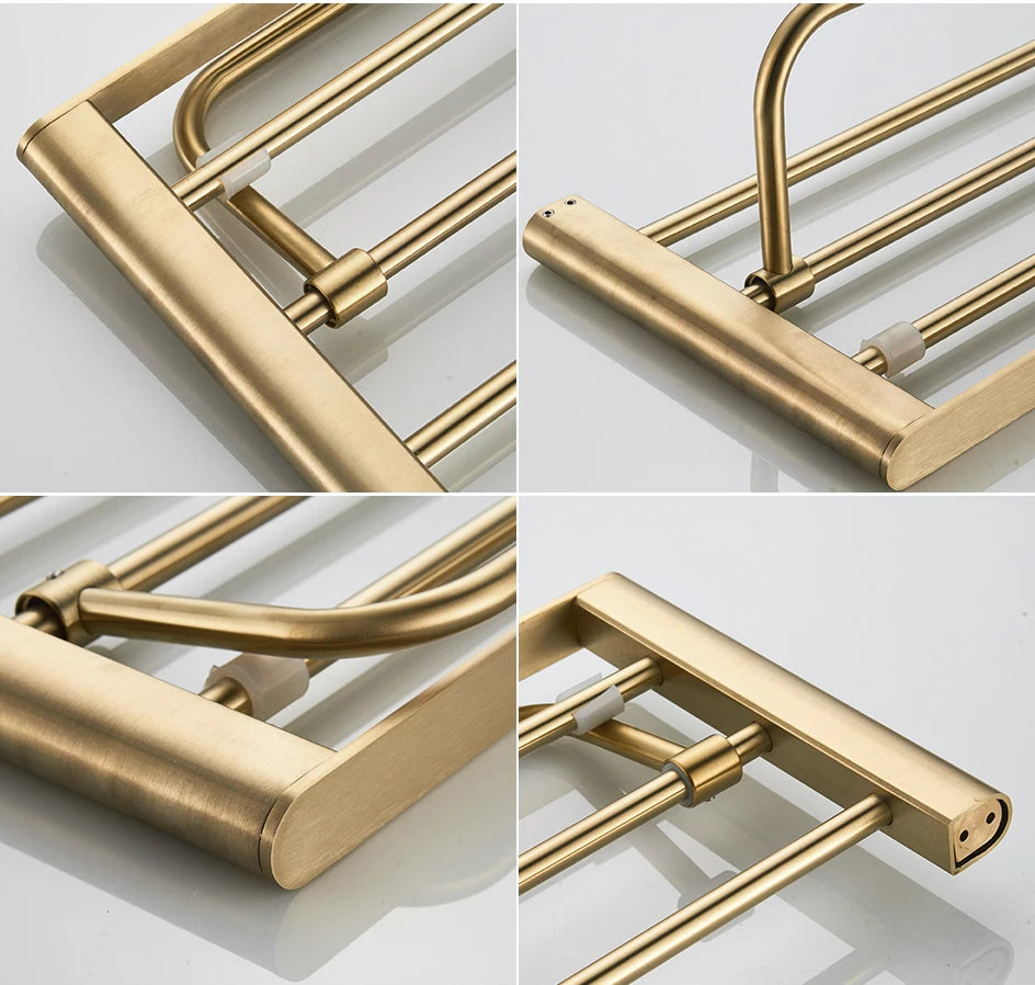 Vgx Gold Bathroom Towel Holder Stainless Steel Towel