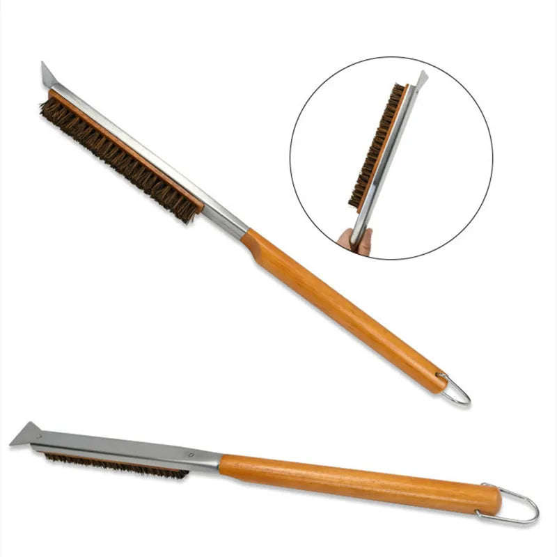 Pizza Oven & Stone Brush Scraper 21in Clean