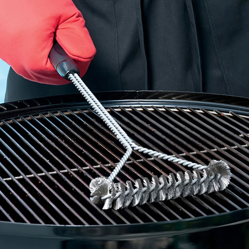 Bbq Grill Cleaning Brush Stainless Steel Wire Bristle