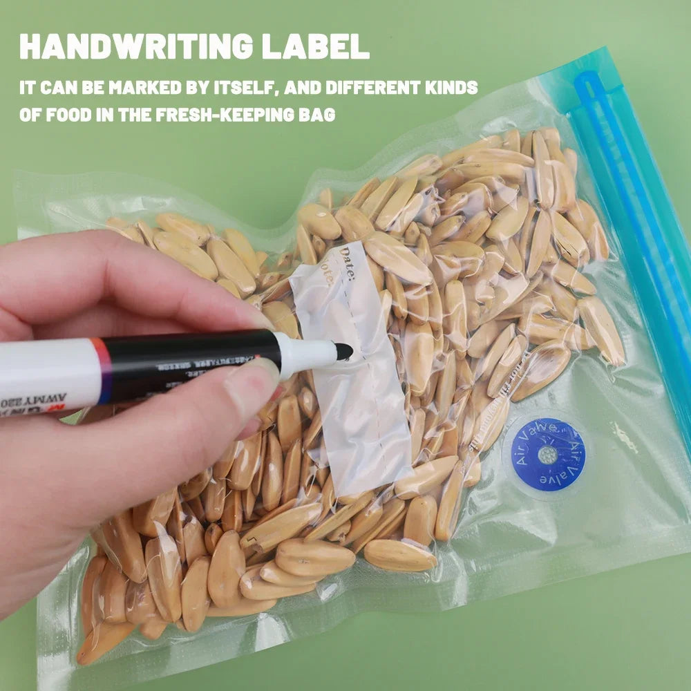20/10pcs Reusable Vacuum Sealer Bag Air Valve Pump