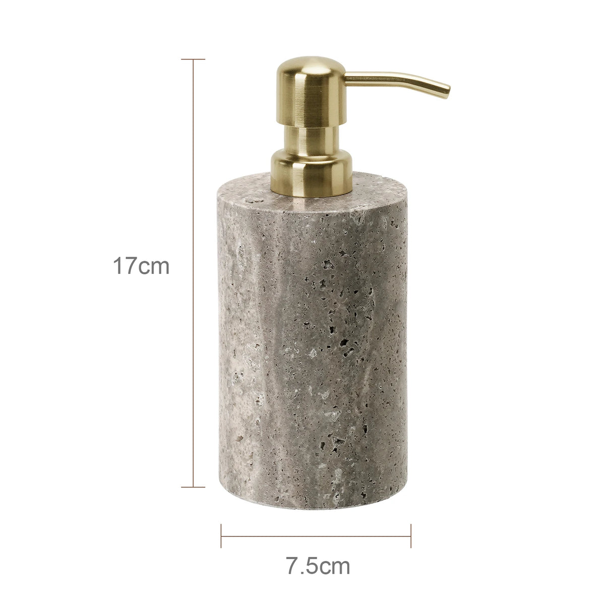Grigio Travertino Bathroom Sets Vintage Marble Soap Holder