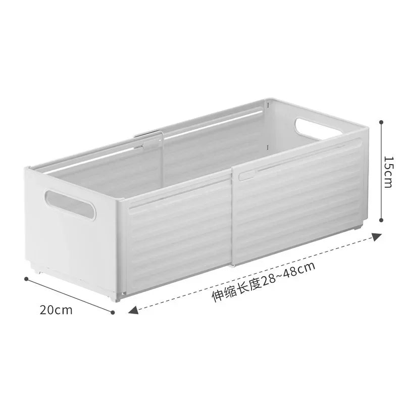 1pc Retractable Drawer Organizer Length Adjustable Cabinet