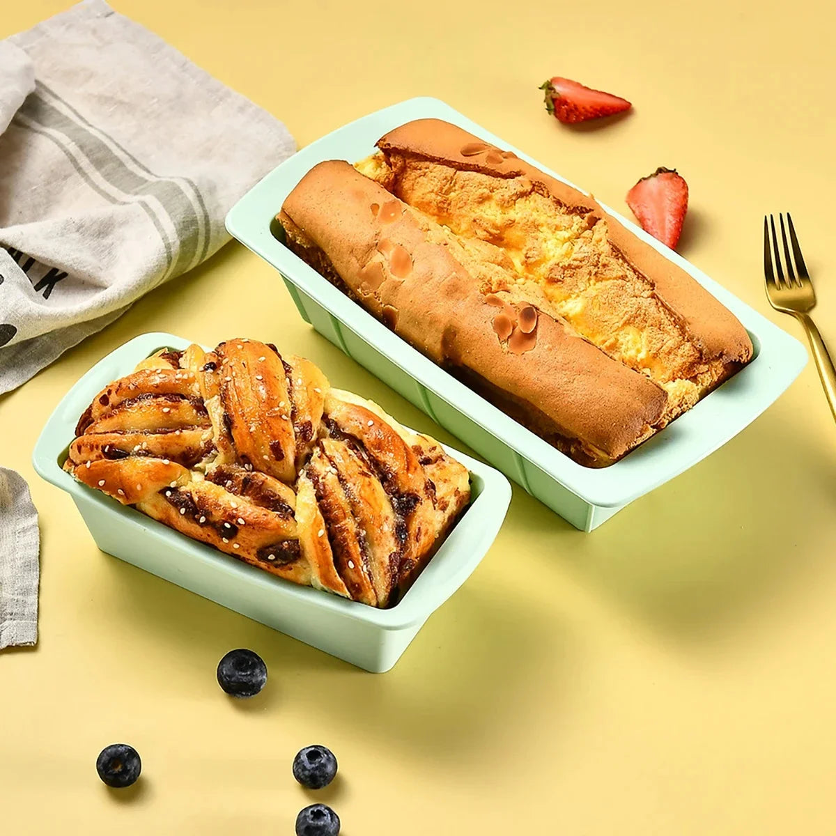 1pc Silicone Bread Loaf Pan Cake Mold Nonstick