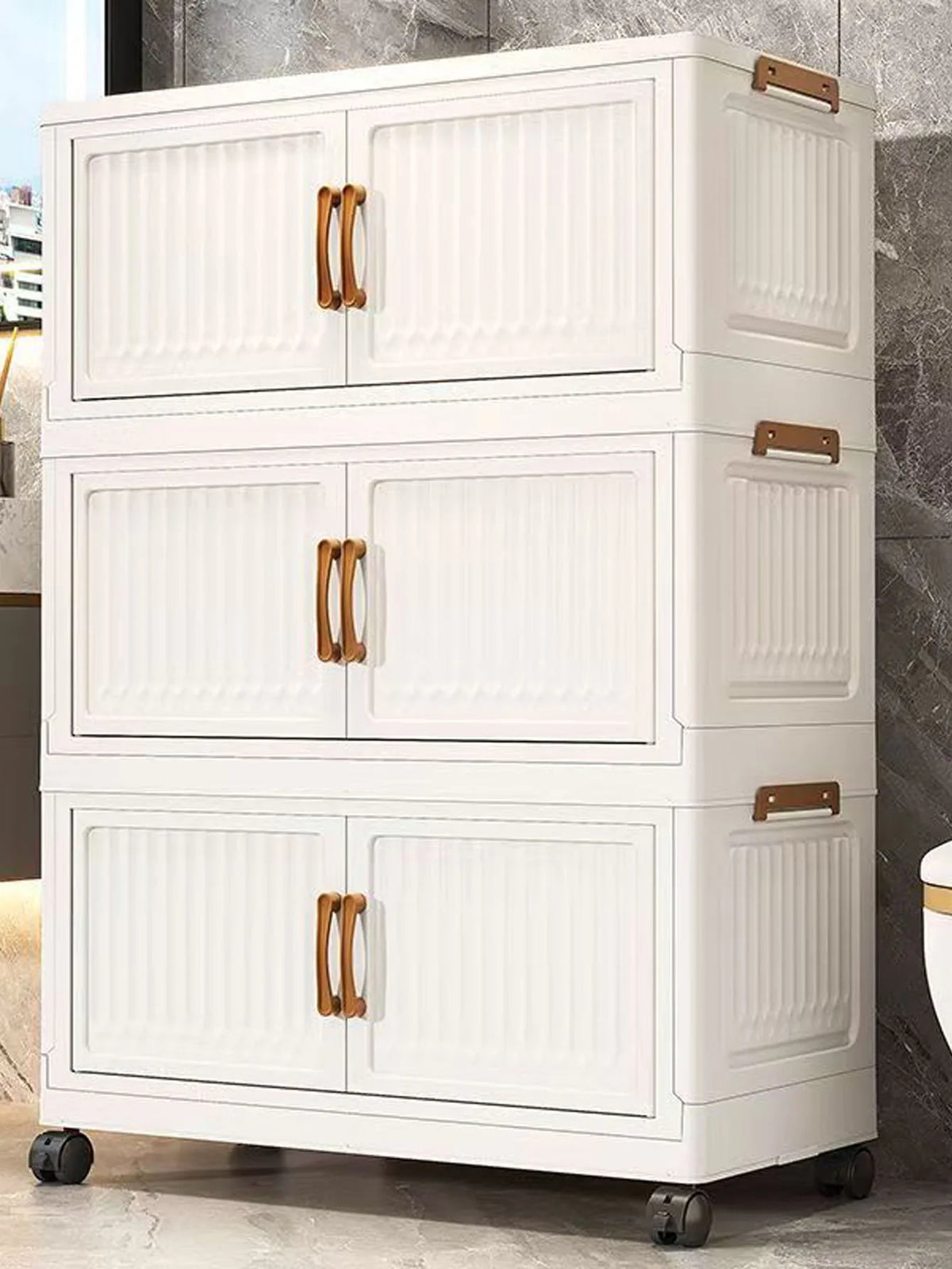 Storage Box Foldableing Cabinet Storage Cabinet Clothes Toys