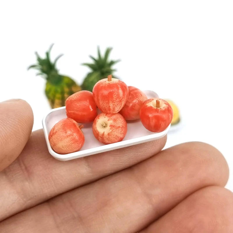 3pcs 1/12 Dollhouse Simulation Food Dish Plates Dollhouse