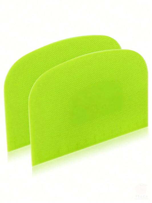 2pcs Dough Scraper Bowl Food-Safe Plastic Dough Cutter