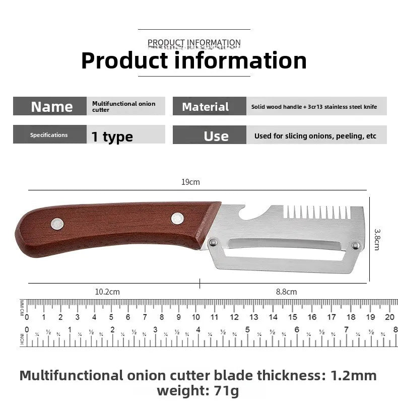 Peeler & Scallion Shredder Stainless Steel Peeler Scallion