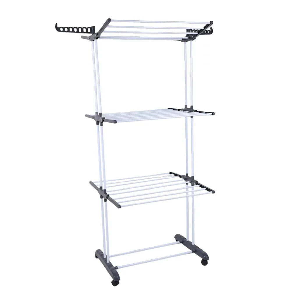 Large Clothes Airer Foldable Plastic Clothes Drying Rack