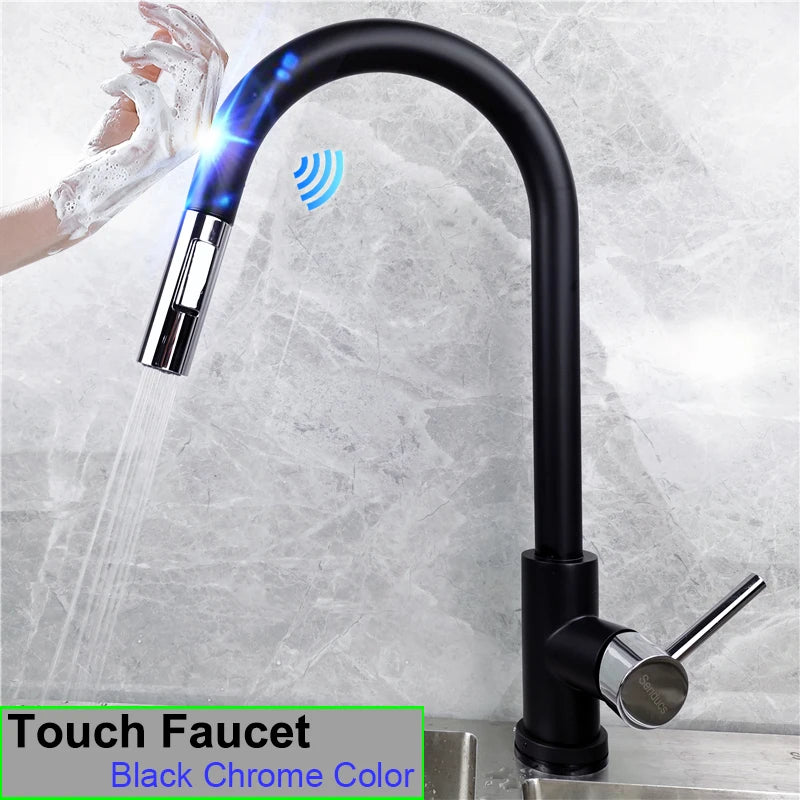 Smart Touch On Faucets 304 Stainless Steel Cold