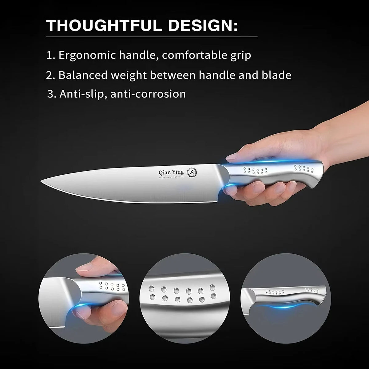 14-Piece Stainless Steel Cutting Knife Cutlery Holder Chef
