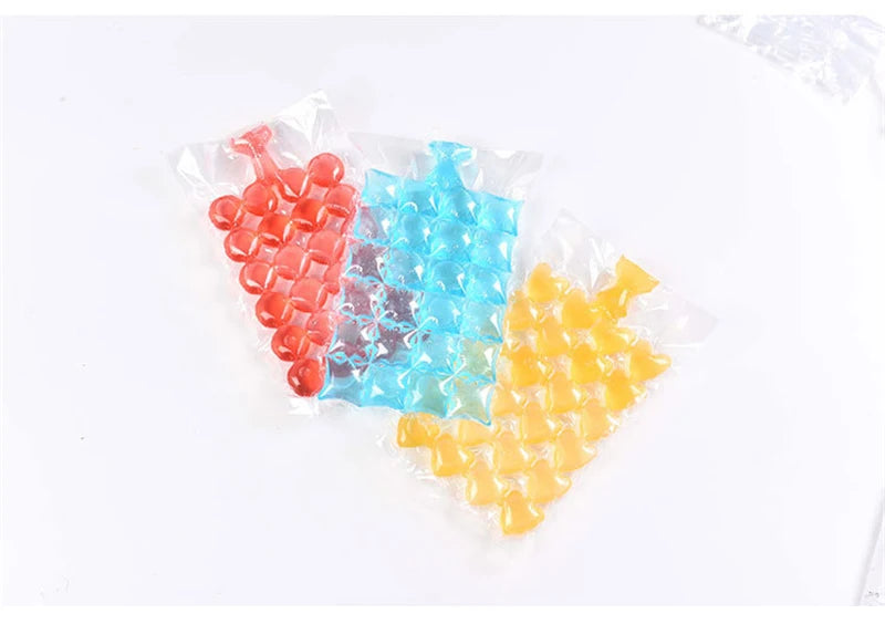 10pcs Disposable Heart Round Shaped Ice Cube Bags