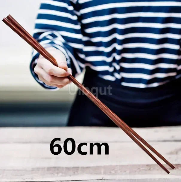Long Chopsticks Noodles Fried Pot Chinese Style Wooden