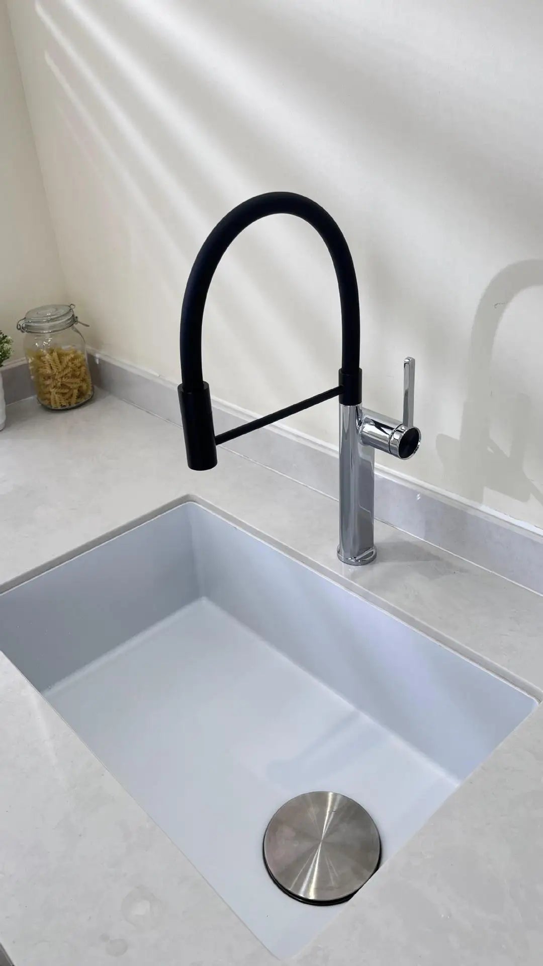 Brushed Gold Pull Down Faucet Magnetic Docking 360