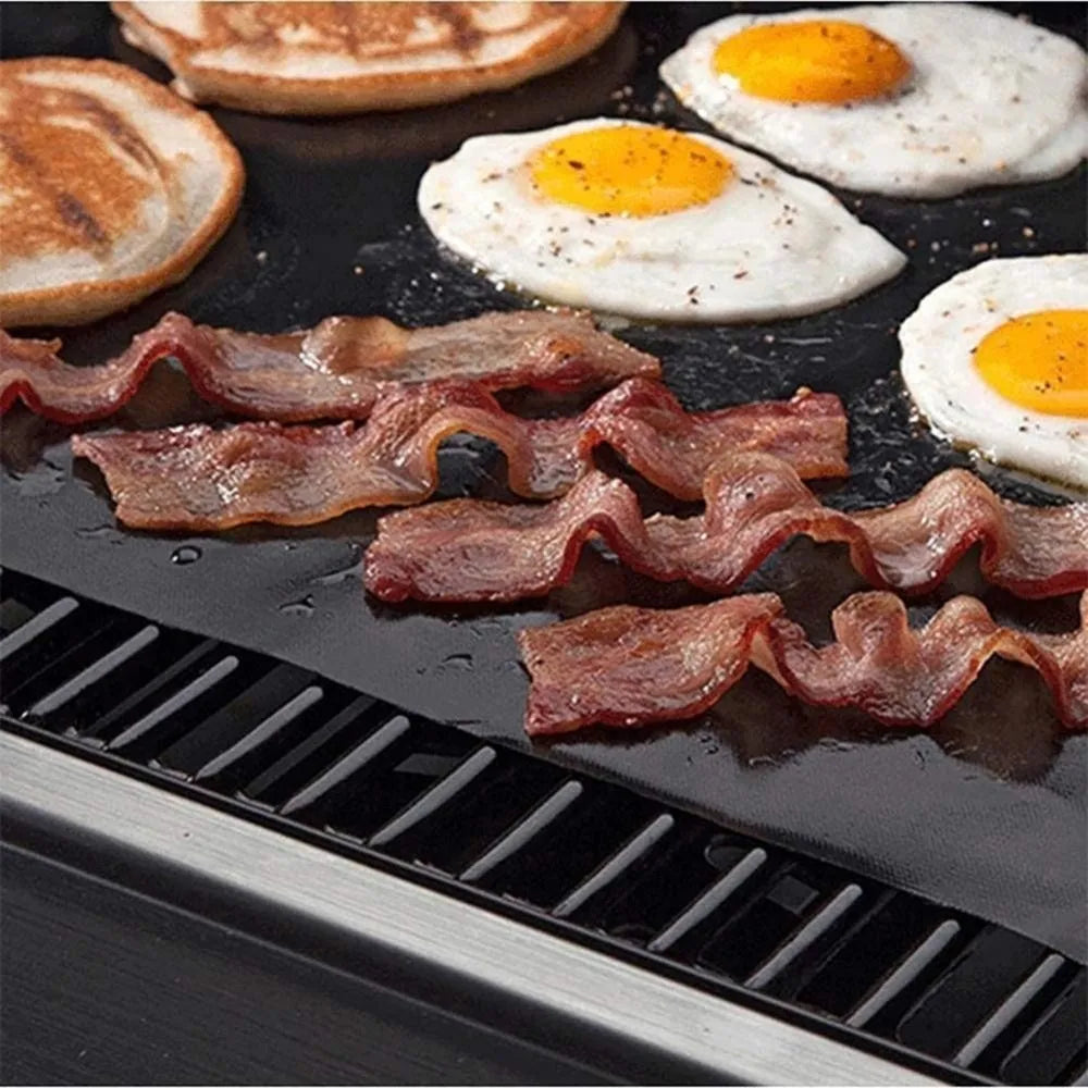 Heat Resistant Bbq Grill Mat Easy Clean Heat