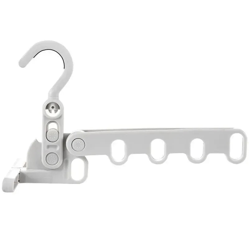 5-Hole Clothes Hanger Foldable Travel Drying Rack Hotel
