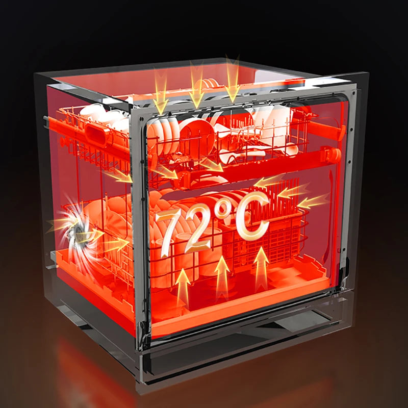 Built In Dishwasher Machine Automatic Drawer Smart Dish