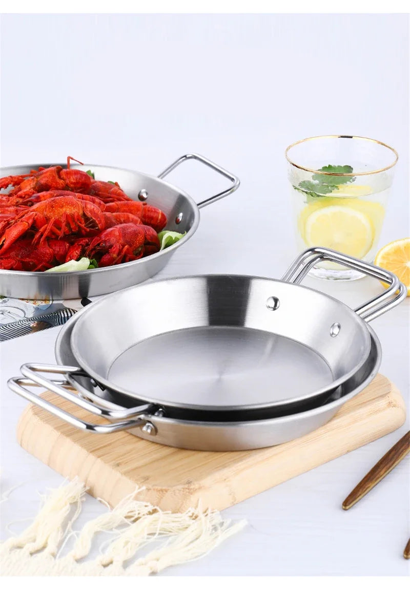 Paella Pan Smart Utensils Kitchenware Skillet Frying Stove