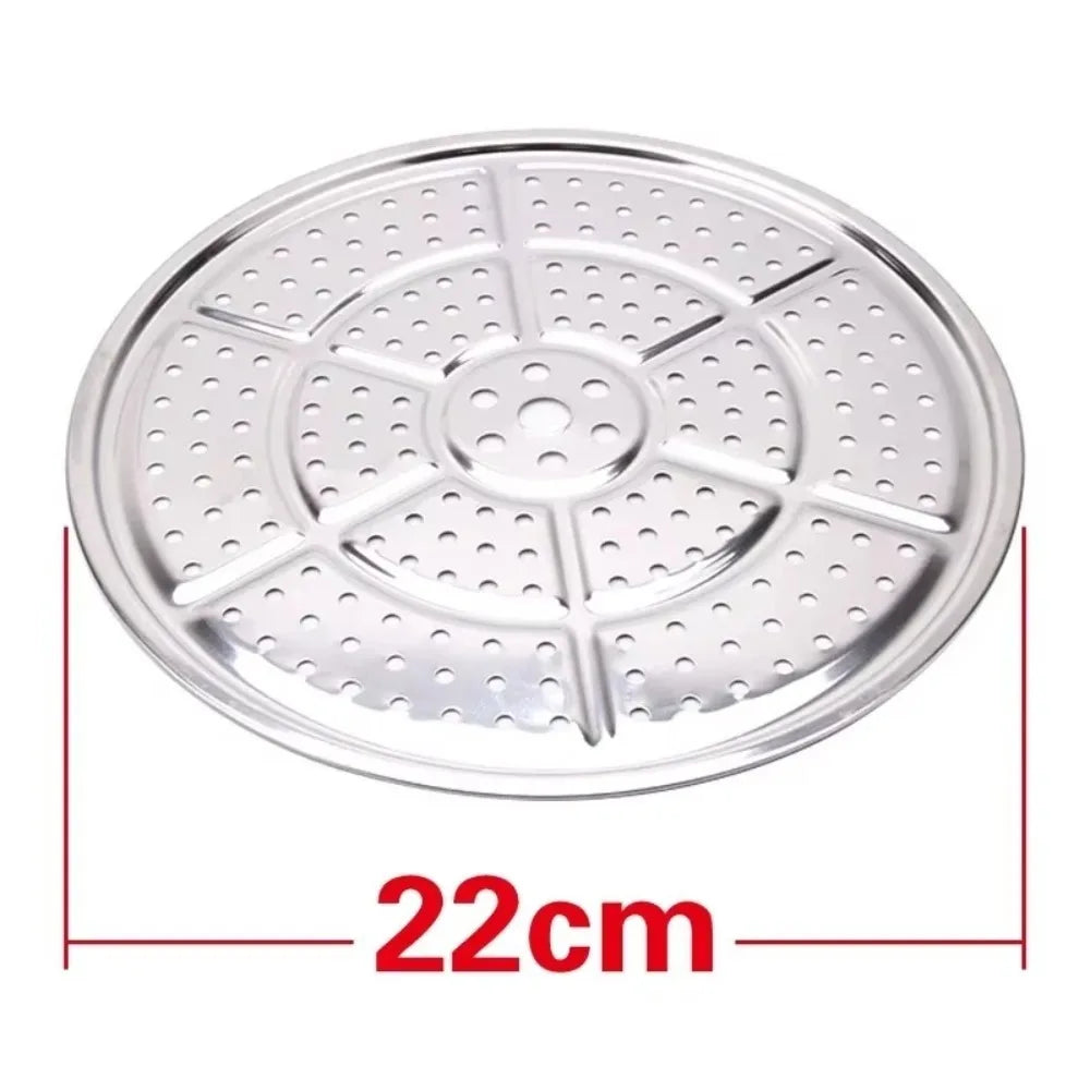 Durable Stainless Steel Steamer 16-34cm Compartment Steamed Rice