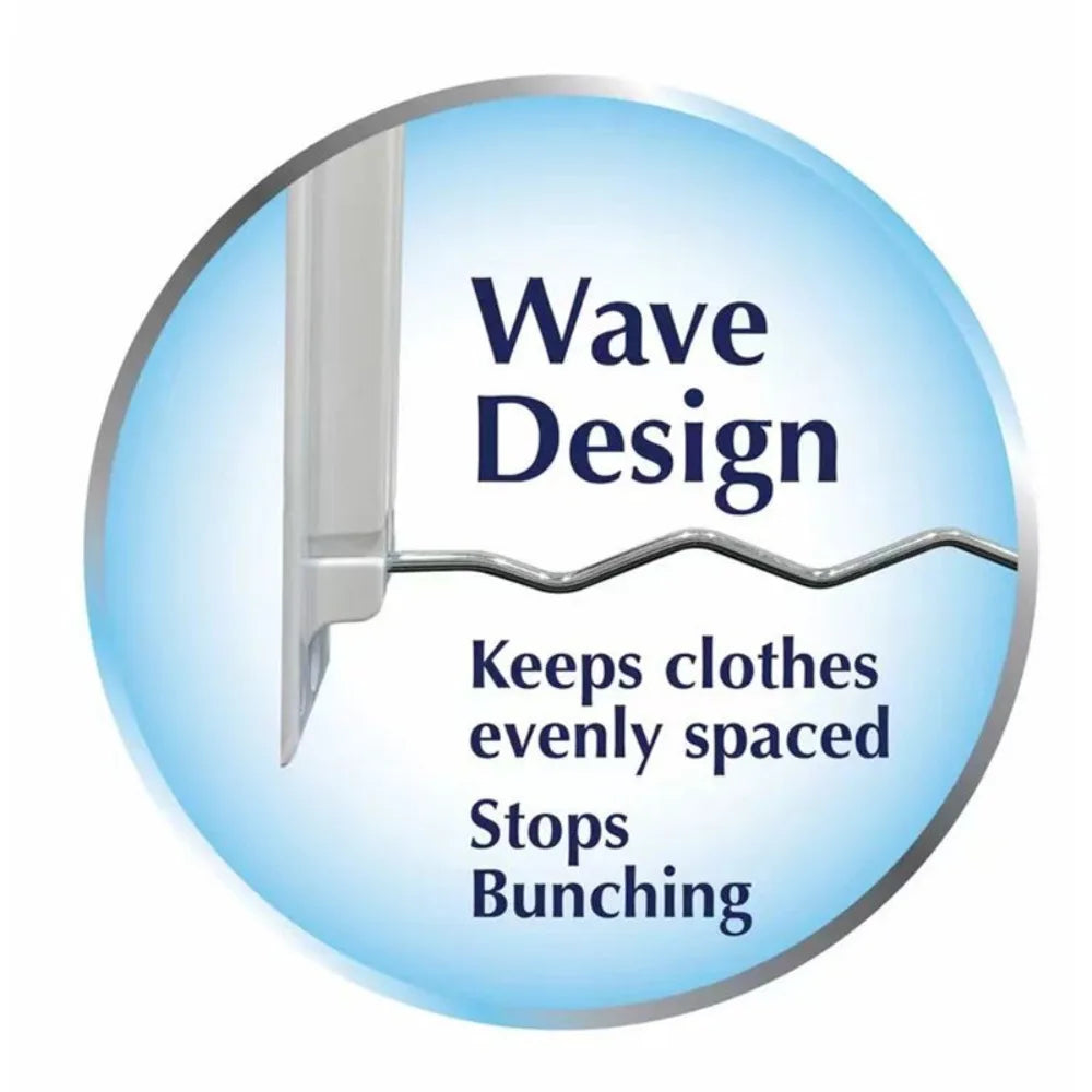 Wall Mounted Retractable Clothes Hanger Space Saving