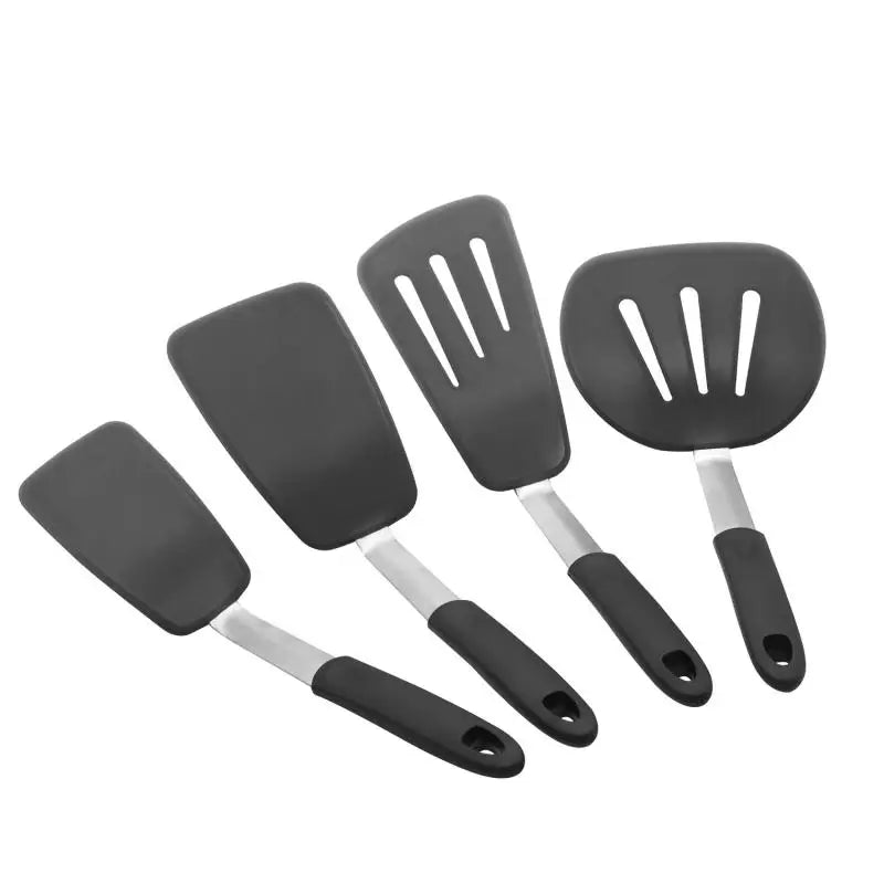 Nonstick Silicone Turner Spatula Heat-Resistant Flexible Turner