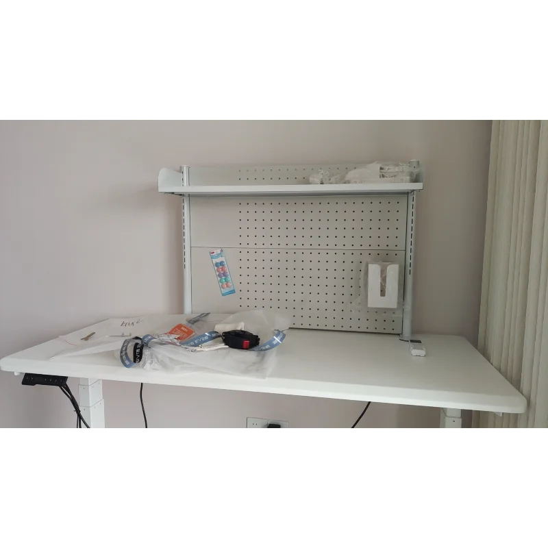Adjustable Desktop Storage Rack Pegboard Desk Bookshelf Organizer