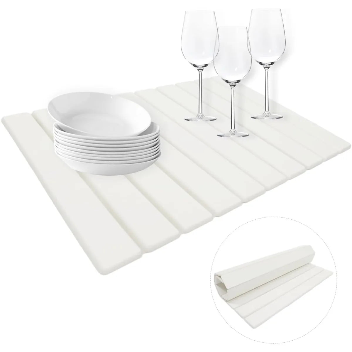Large Stone Dish Drying Mats Counter Quick Dry