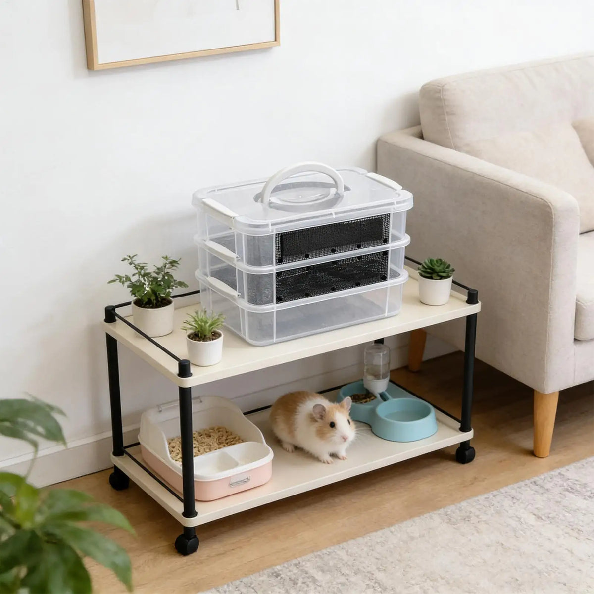 Mealworm Farm 2/3 Layer Clear Mesh Breeder Bin