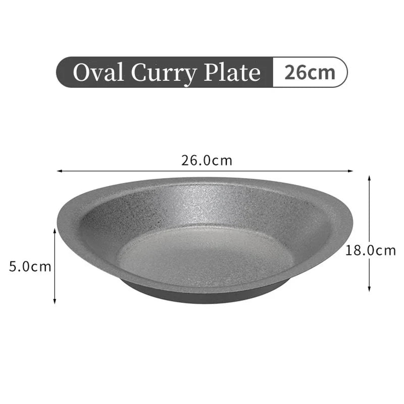304 Stainless Steel Dining Plate Oval Bone Dish