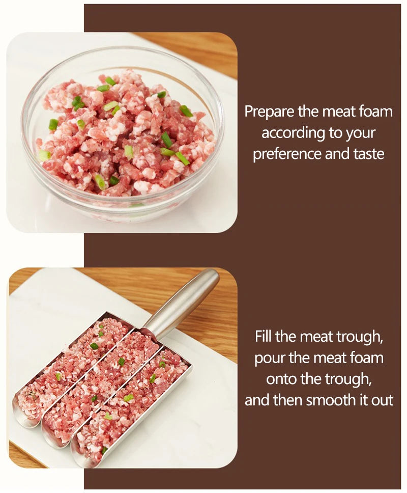 304 Stainless Steel Meatball Scoop Easy-Release Non-Stick Fish